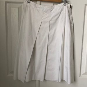 United Colors of Benetton Pleated White Skirt 42